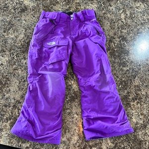 North face girls snow pants